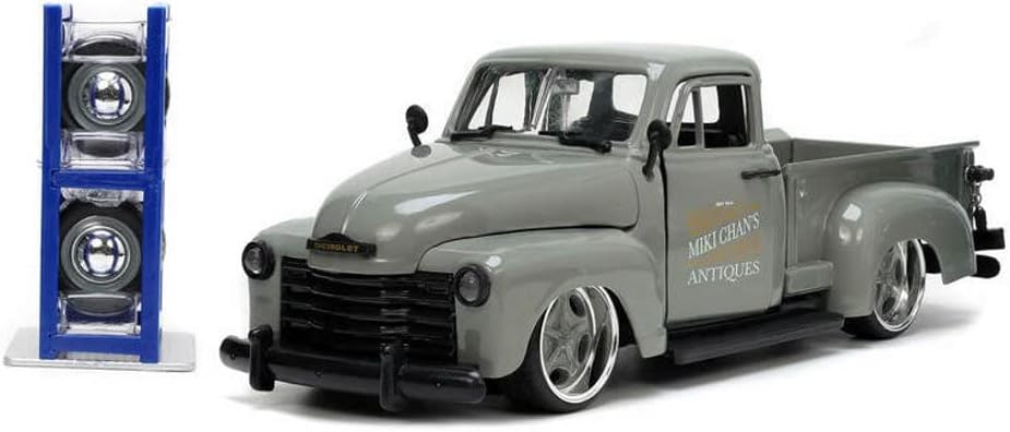 AUTO CHEVROLET PICKUP 1953 W-RACK 1:24 JADA TOYS JT-34023 – Adhek Perú