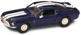 AUTO 1:43 SHELBY GT500-KR 1968 plomo azul negro 94214 LUCKY DIE CAST