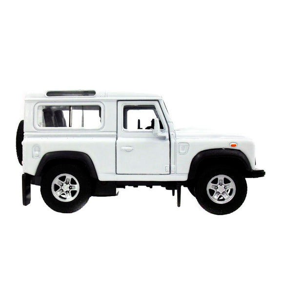 AUTO 1:24 LAND ROVER DEFENDER blanco 22498W WELLY