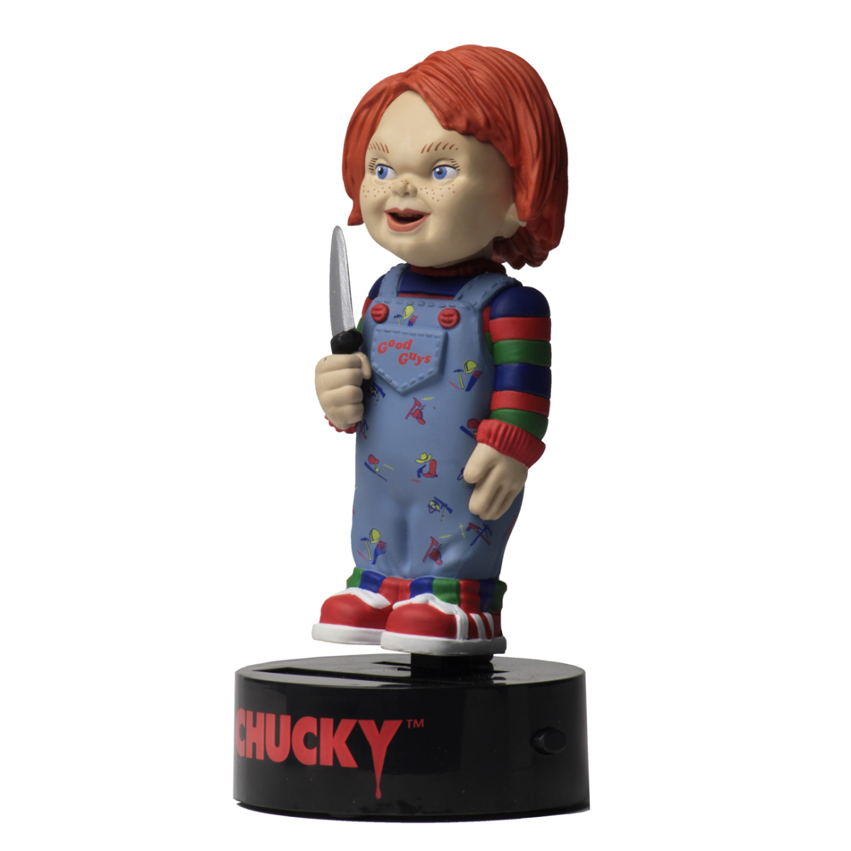 Figura Solar Chucky Bodyknocker – Muñeco De 6.5 Pulgadas Que Se Balancea Con La Luz