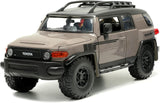 AUTO TOYOTA FJ CRUISER - TAN W-RACK 1:24 JADA TOYS JT-34008