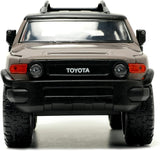 AUTO TOYOTA FJ CRUISER - TAN W-RACK 1:24 JADA TOYS JT-34008