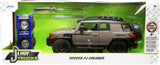 AUTO TOYOTA FJ CRUISER - TAN W-RACK 1:24 JADA TOYS JT-34008