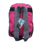 Mochila Jonas Brothers Polyester Tamaño Extra Oficio Celeste Fuxia 351-0126