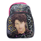 Mochila Jonas Brothers Polyester Tamaño Extra Oficio Celeste Fuxia 351-0126