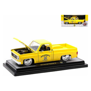 Auto  Chevrolet Cheyenne 10 1973 | Escala 1:24 | Amarillo | M2 Machines | M2-40300-93B