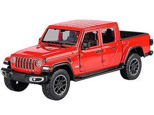 AUTO JEEP GLADIATOR OVERLAND (HARD TOP) 2021 rojo 1:24 MOTORMAX MM-79365