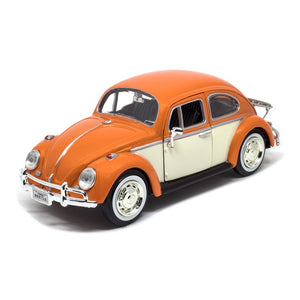 AUTO VOLKSWAGEN BEETLE C/ RACK 1966 1:24  MM-79558