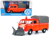 AUTO VOLKSWAGEN PICKUP SNOW PLOW 1:24  MM-79593