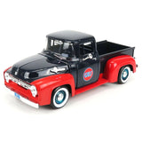 AUTO FORD F-100 PICKUP WITH GULF LIVERY 1956 azul/rojo 1:24 MOTORMAX MM-79647