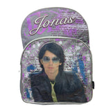 Mochila Jonas Brothers Poly Lila Beige Tamaño Oficio 901-JB0317