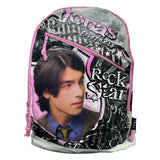 Mochila Jonas Brothers Polyester Tamaño Oficio Rosado 901-JB0276