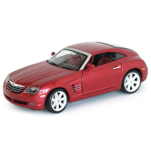 AUTO 1:18 CHRYSLER CROSSFIRE plomo y rojo MAISTO 31140