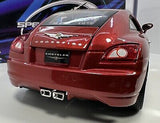 AUTO 1:18 CHRYSLER CROSSFIRE plomo y rojo MAISTO 31140