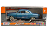 AUTO FORD COUPE 1949 BAYSIDE BLUE 1:24 MOTORMAX MM-73213AC