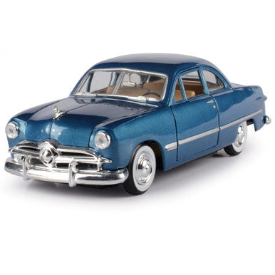 AUTO FORD COUPE 1949 BAYSIDE BLUE 1:24 MOTORMAX MM-73213AC