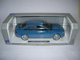AUTO 1:24 AUDI A4 SALOON 2008 plateado azul NEW  71076B NEW RAY