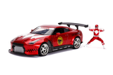 AUTO 1:24 NISSAN GT-R (R35) RED RANGER 2009 31908 JADA