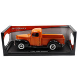 AUTO FORD PICKUP 1940 Naranja/Negro Escala 1:18 | MOTORMAX MM-73170TC