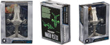 “Caja coleccionable con ventana y gráficos técnicos de Hunter Killer Aerial Terminator 2.”
