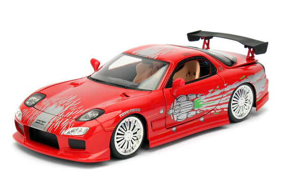 [PRE-VENTA] Auto FF - Dom's Mazda RX-7 1:24 Jada JT-98338-4 [PRECIO NORMAL S/.160]