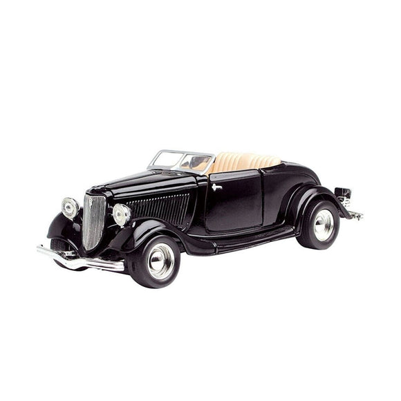 Auto Ford Coupe Convertible 1934 Negro Escala 1:24 | Motormax MM-73218AC