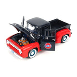 Auto Ford F-100 Pickup 1956 con Livery de Gulf | Escala 1:24 | Motormax MM-79647
