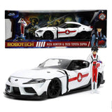 Auto Robotech - 2020 Toyota Supra con Rick Hunter | Escala 1:24 | JADA Toys JT-33685