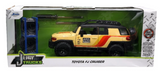 Auto Toyota FJ Cruiser W-Rack Escala 1:24 Jada Toys JT-33028