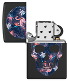 ENCENDEDOR ZIPPO FLAMINGO SKULL DESIGN 49771