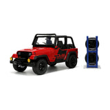[PRE-VENTA] Auto 1:24 92 JEEP WRANGLER W/RACK   Jada toys  JT-33851 [PRECIO NORMAL S/.229]