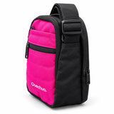 Bolso Quechua Q-5205A Fucsia con Divisiones y Tirante Ajustable