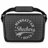 Bolso con Tapa Skechers Messenger Bag Negro 72802.06 | Estilo Urbano y Práctico