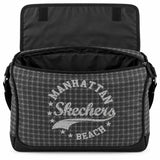 Bolso con Tapa Skechers Messenger Bag Negro 72802.06 | Estilo Urbano y Práctico