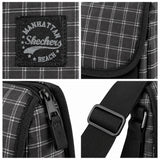 Bolso con Tapa Skechers Messenger Bag Negro 72802.06 | Estilo Urbano y Práctico