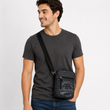 Pack Día del Padre Skechers Negro | Mochila Backpack 72801.06 + Minibolso Utility Bag 72803.06