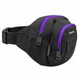 CANGURO QUECHUA POLYEST neg/lila Q-5215B QUECHUA