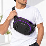 CANGURO QUECHUA POLYEST neg/lila Q-5215B QUECHUA