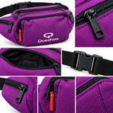 Canguro Quechua Lila QC-14105 con Múltiples Compartimentos