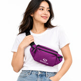 Canguro Quechua Lila QC-14105 con Múltiples Compartimentos