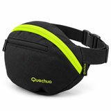 Canguro Quechua Negro con Verde Q-5217A de 2 Compartimentos
