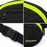 Canguro Quechua Negro con Verde Q-5217A de 2 Compartimentos