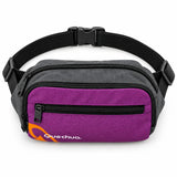 Canguro Quechua Rojo con Lila QC-14103 de 4 Compartimentos
