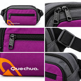 Canguro Quechua Rojo con Lila QC-14103 de 4 Compartimentos