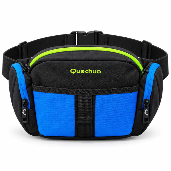Canguro Quechua Q-5218A Negro con Turquesa de Poliéster