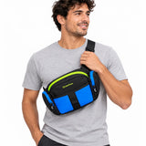 Canguro Quechua Q-5218A Negro con Turquesa de Poliéster