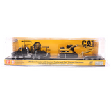 [PRE-VENTA]  Adorno plataforma con excavadora 1:87 White Peterbilt 579 - Cat 315C Excavator C16  Cat DM-84423 [PRECIO NORMAL S/.69]