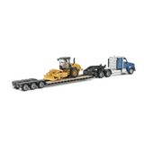 [PRE-VENTA]  Adorno plataforma con Maquina Rodillo 1:87 Blue Kenworth T880 - Cat Padfoot Roller C16  Cat DM-84424 [PRECIO NORMAL S/.69]