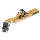 [PRE-VENTA]  Adorno plataforma con Maquina Rodillo 1:87 Blue Kenworth T880 - Cat Padfoot Roller C16  Cat DM-84425 [PRECIO NORMAL S/.69]