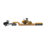 [PRE-VENTA]  Adorno plataforma con Maquina Rodillo 1:87 Blue Kenworth T880 - Cat Padfoot Roller C16  Cat DM-84425 [PRECIO NORMAL S/.69]